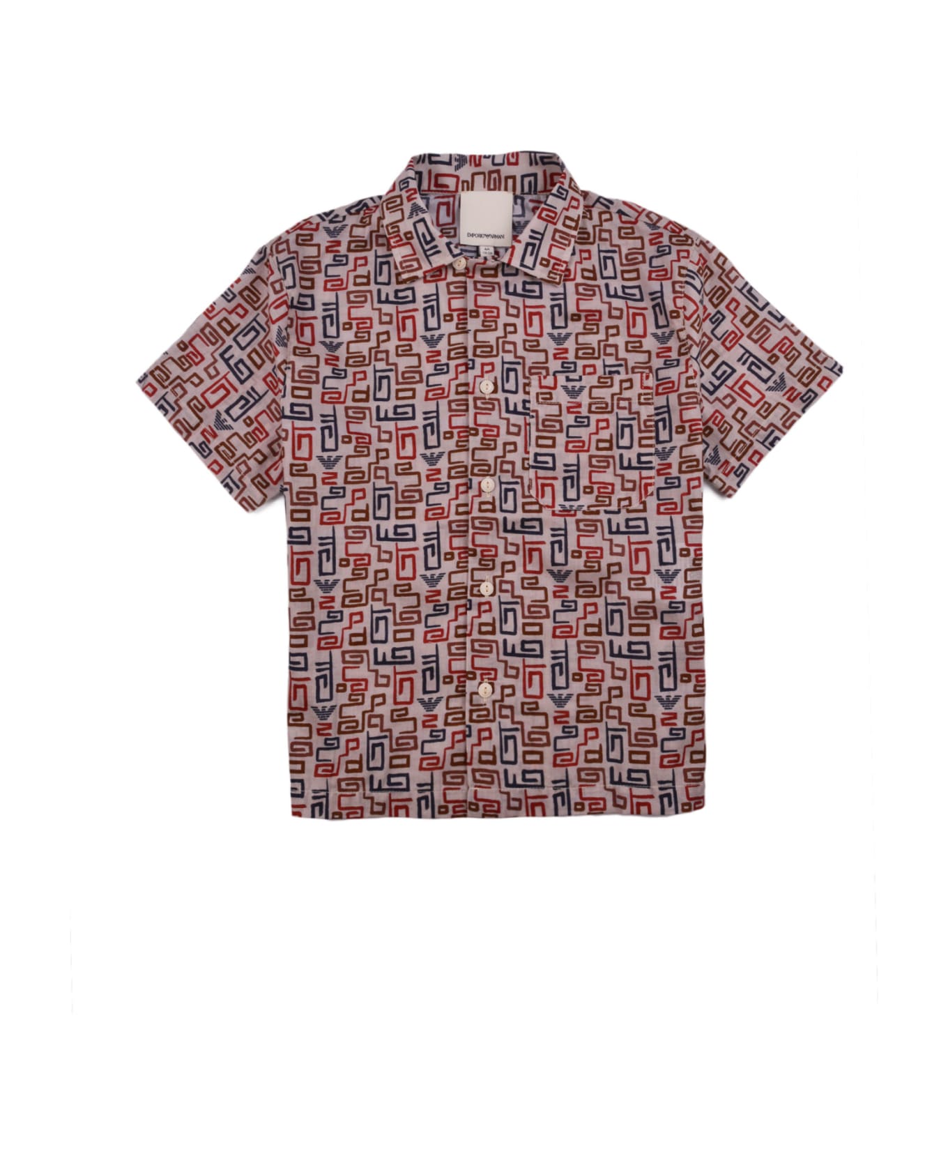 Emporio Armani Shirt With Print - Multicolor