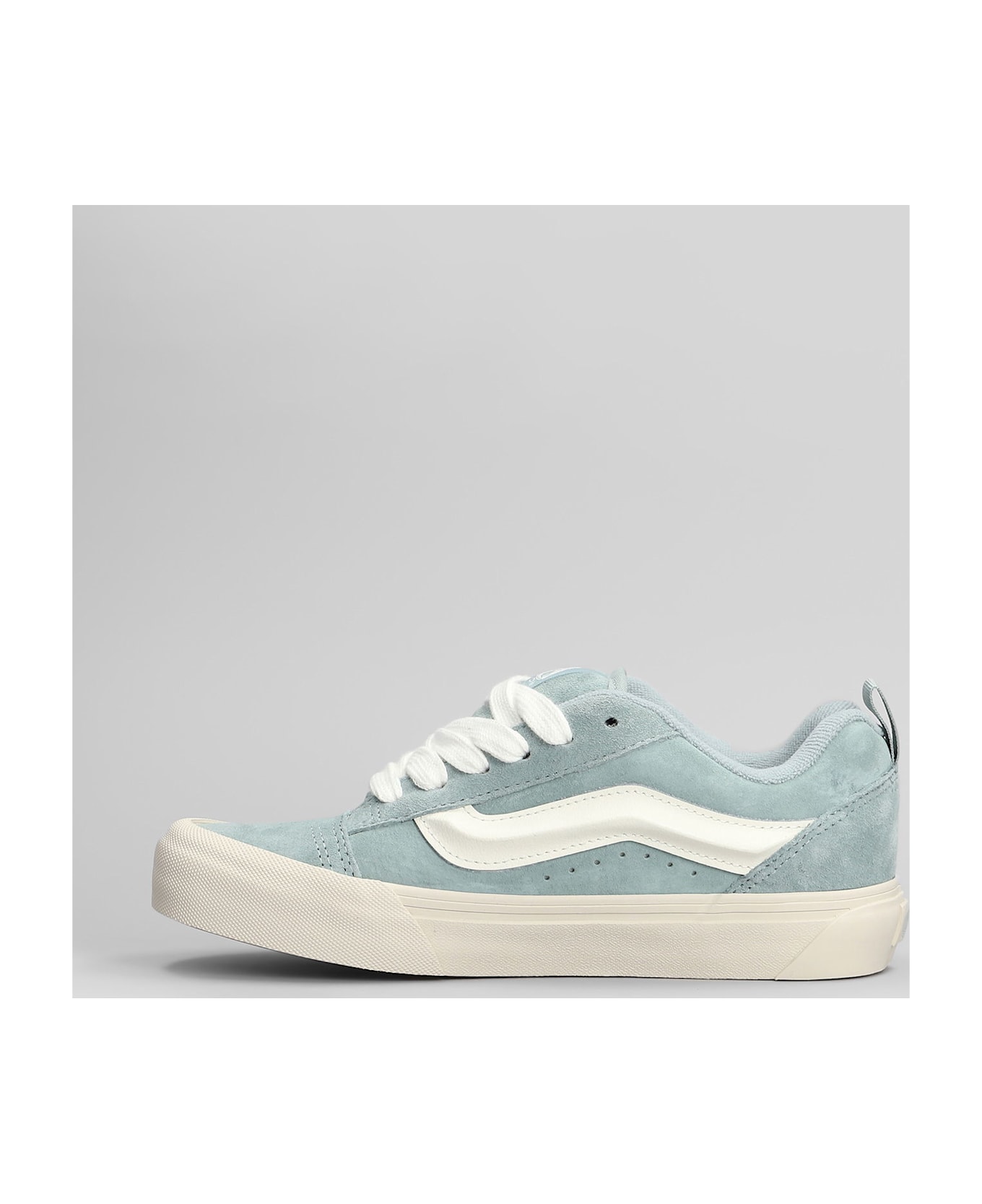 Vans Knu Skool Sneakers In Grey Suede - grey