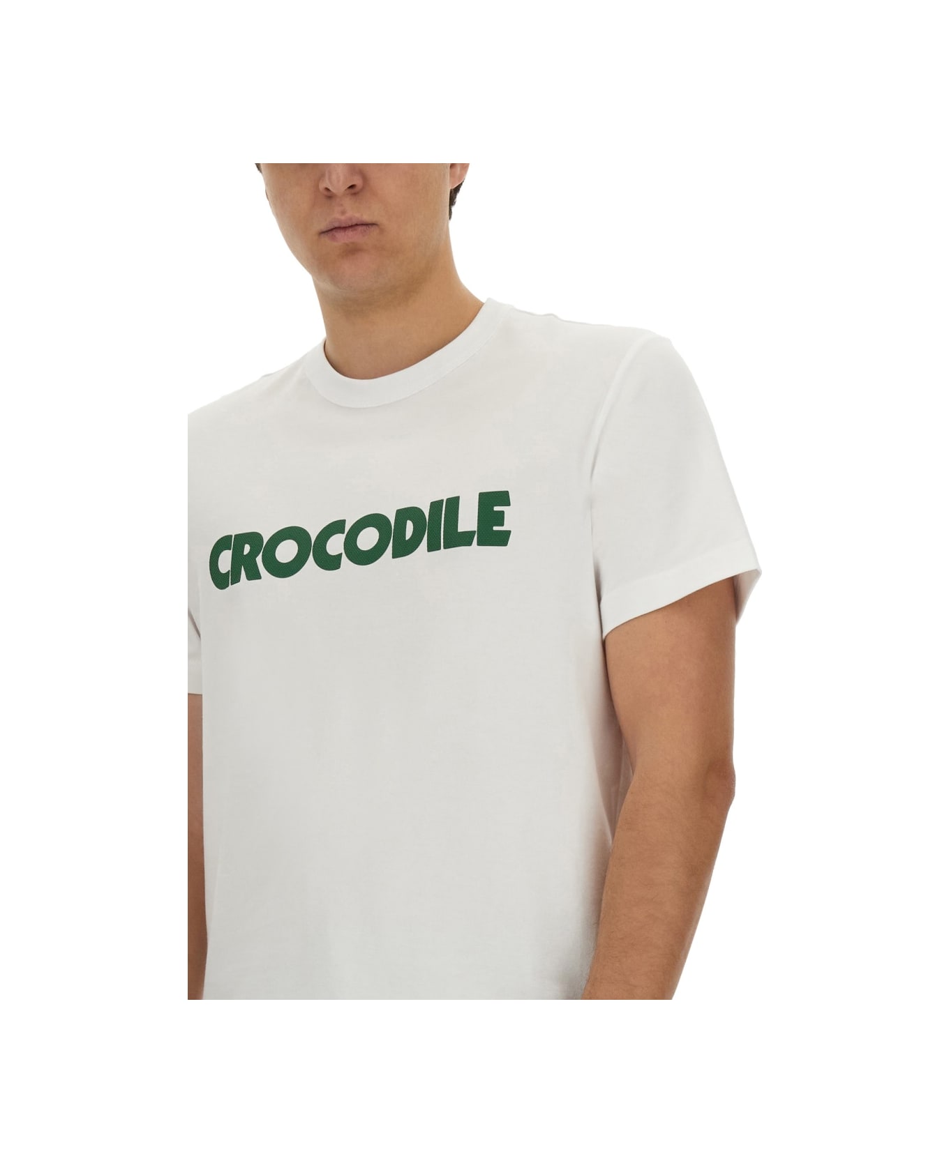 Lacoste "crocodile" T-shirt - WHITE シャツ
