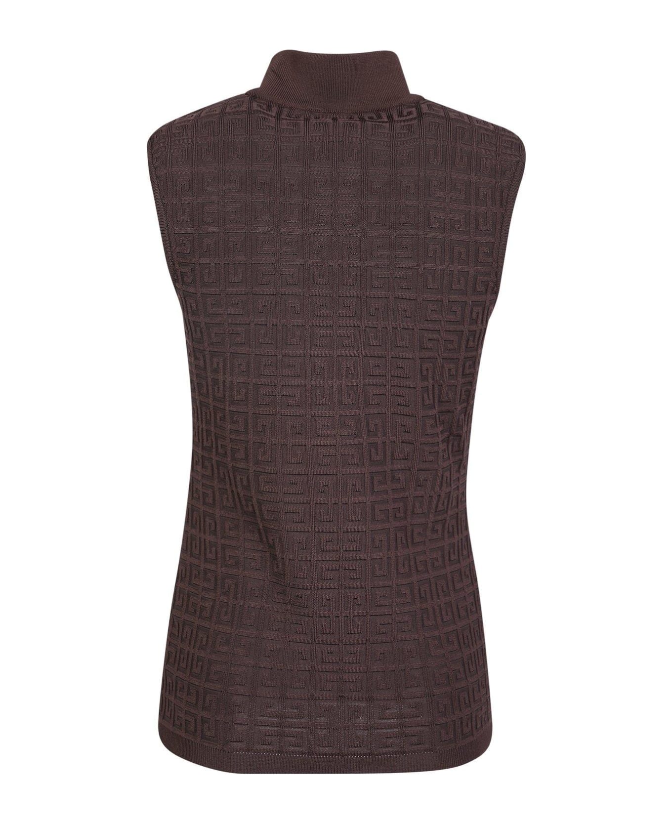 Givenchy 4g Jacquard Roll-neck Knit Top