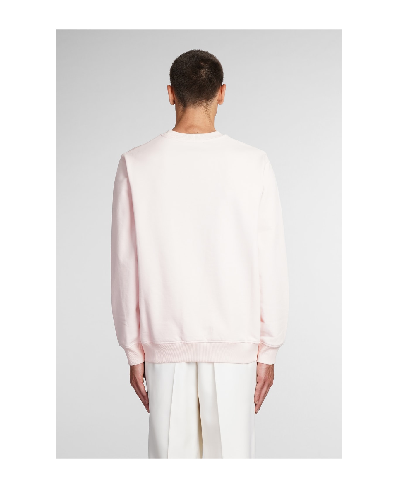 Casablanca Sweatshirt In Rose-pink Cotton - La joueuse