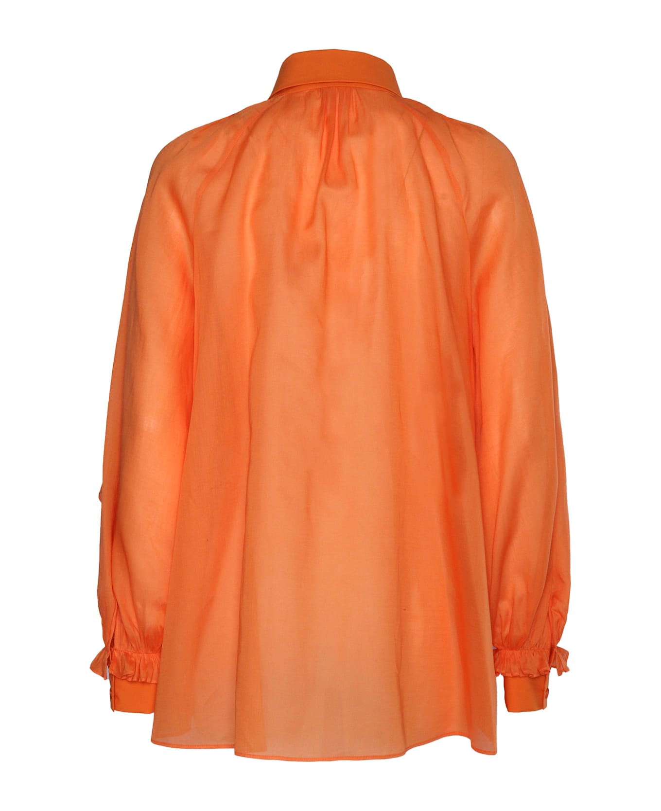 Alberta Ferretti Orange Shirt - ORANGE