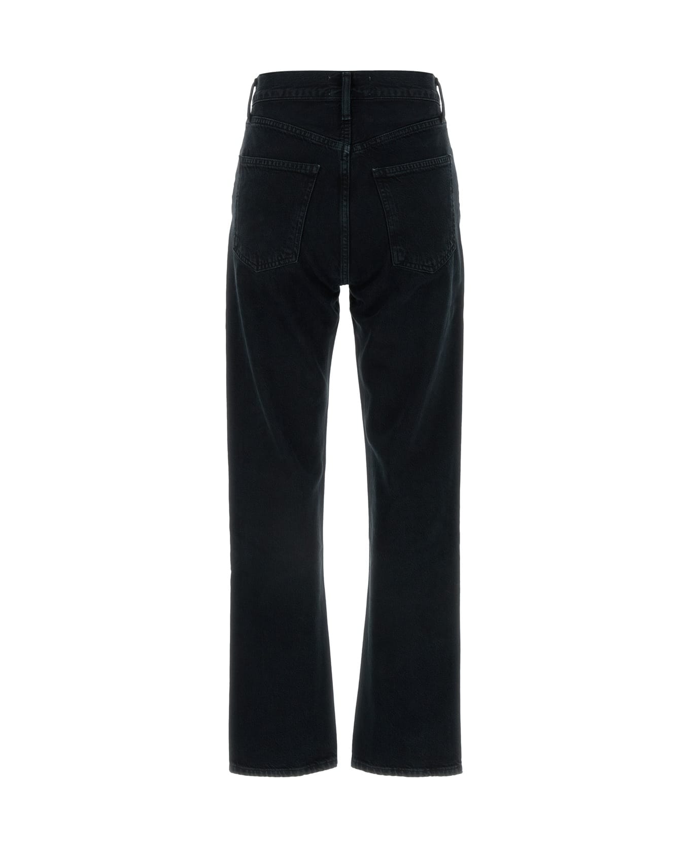 AGOLDE Black Denim 90 S Pinch Jeans - CRUSHED