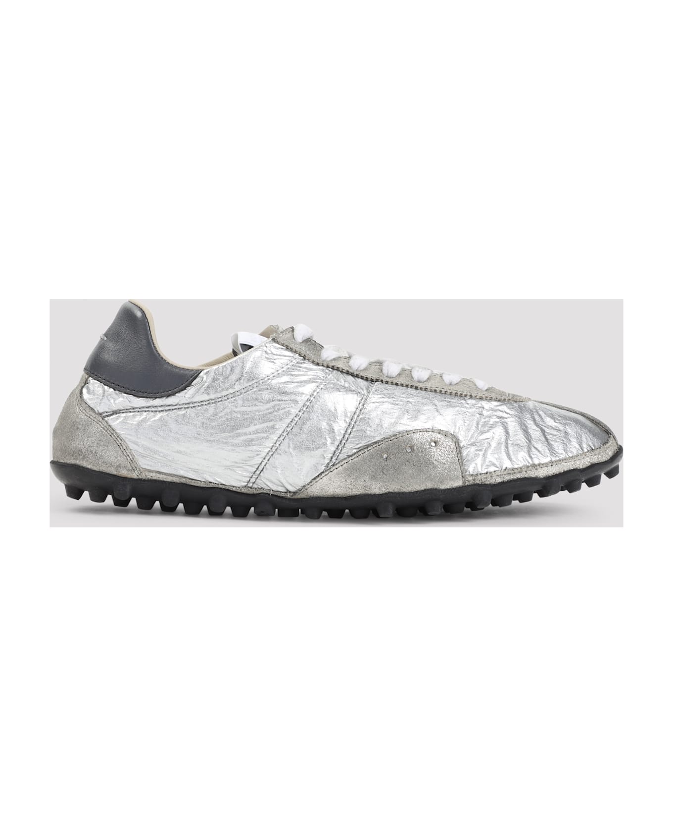 Maison Margiela Sprinters Low Top Sneakers - Silver White Natural スニーカー