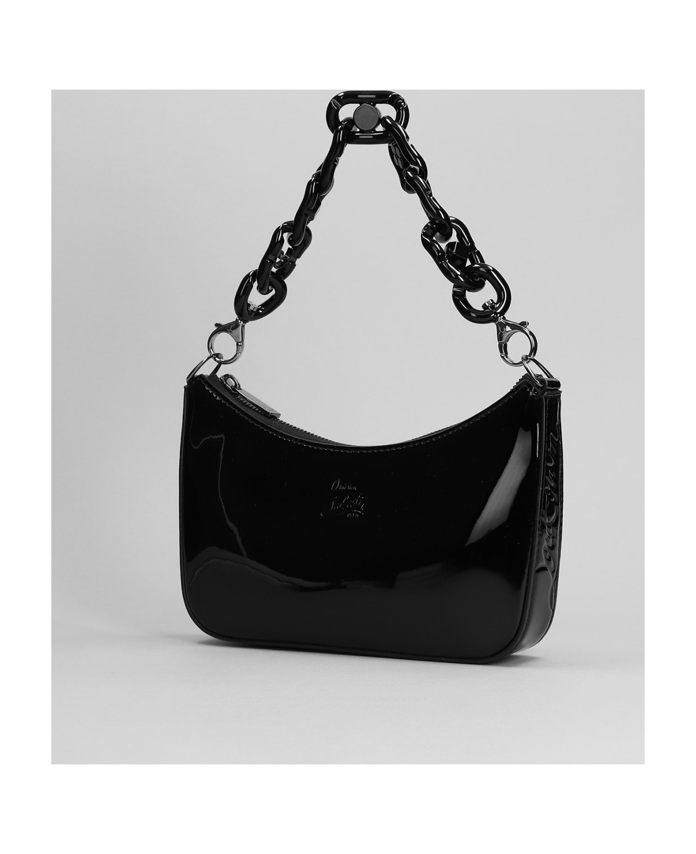 Christian Louboutin Loubila Shoulder Bag In Black Leather - black