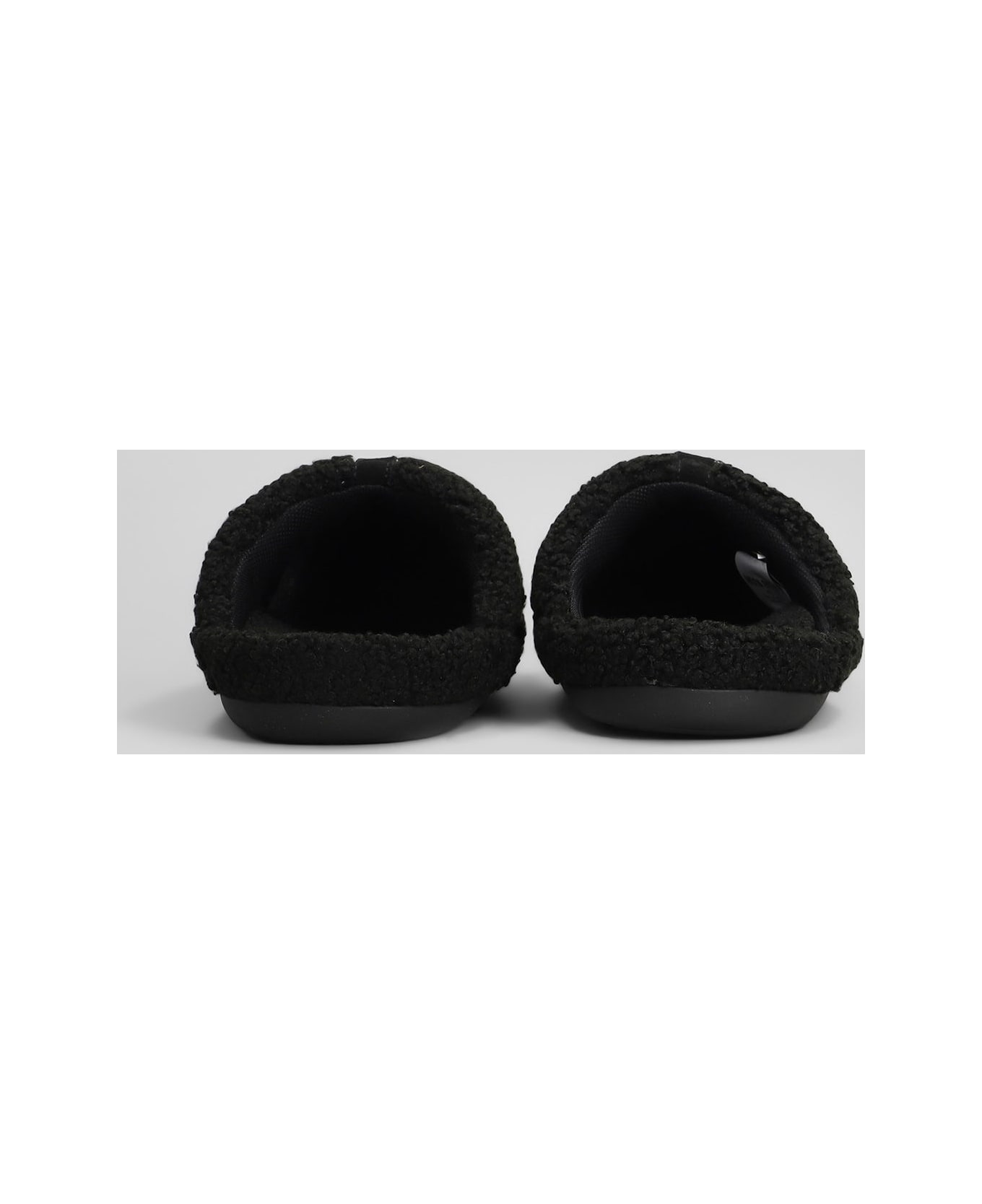 Moon Boot Mb Teddy Slipper Slipper-mule In Black Shearling - black
