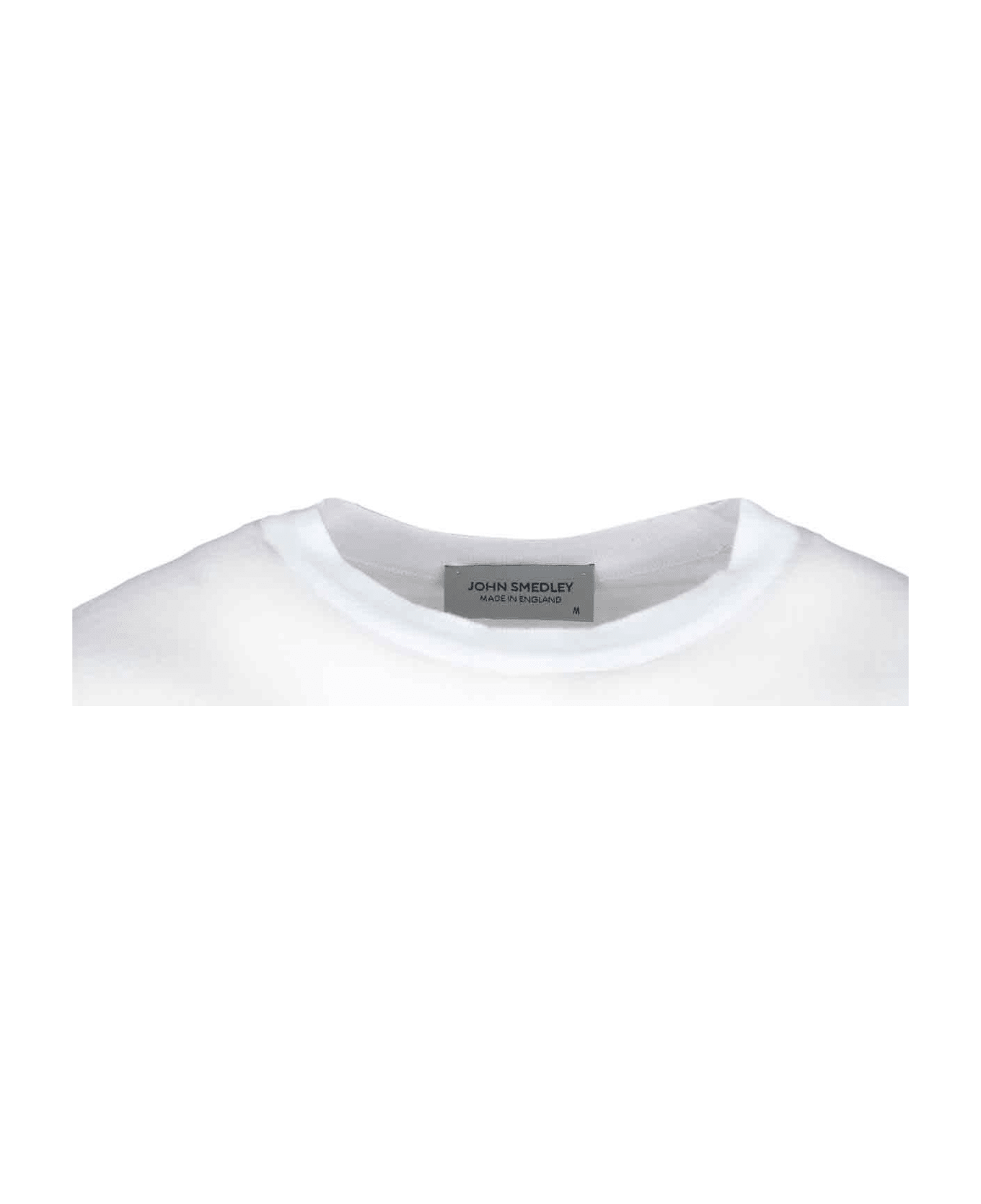 John Smedley 
lorca
 T-shirt - WHITE