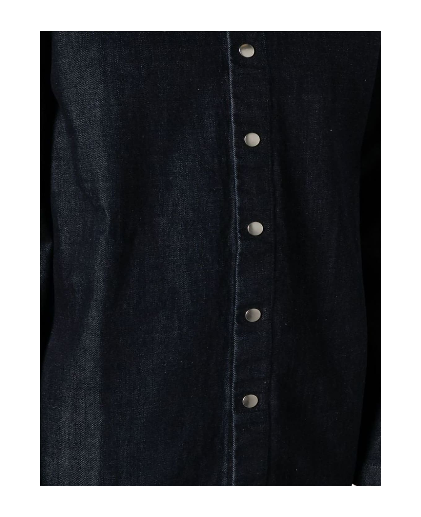 Jil Sander Midnight Blue Cotton Denim Shirt - Blue