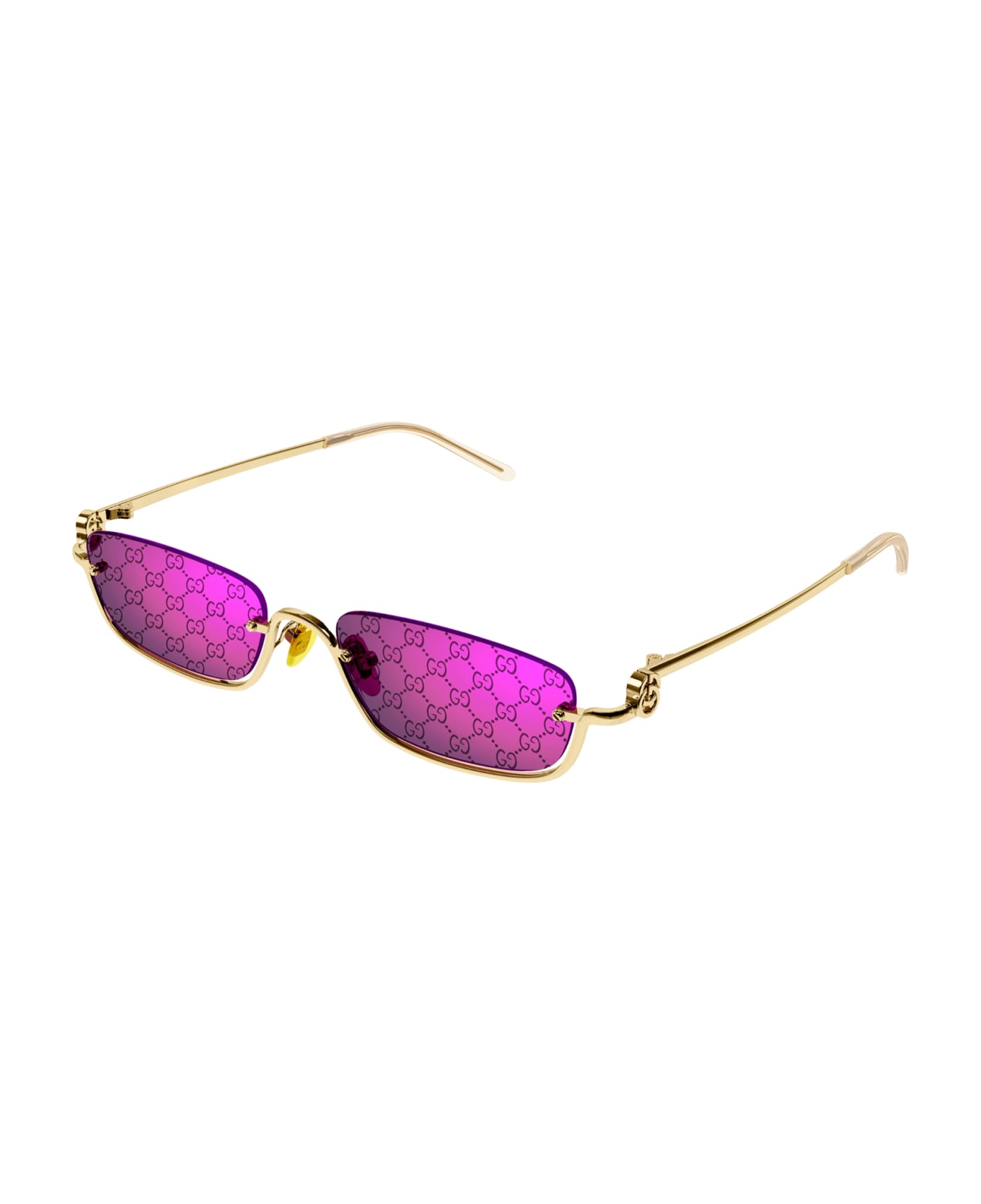 Gucci Eyewear GG1278S Sunglasses - Gold Gold Violet
