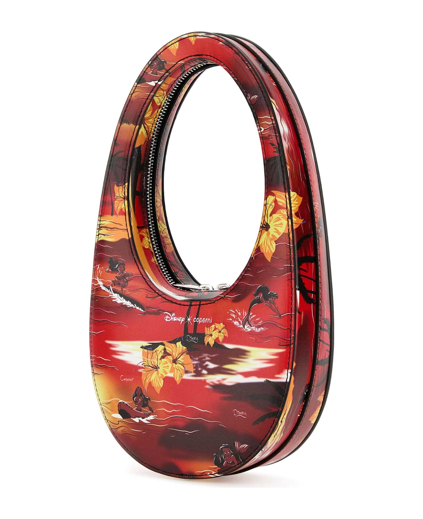 Coperni Printed Synthetic Leather Disney X Coperni Mini Tropical Swipe Handbag - PRINTREDTROPICAL