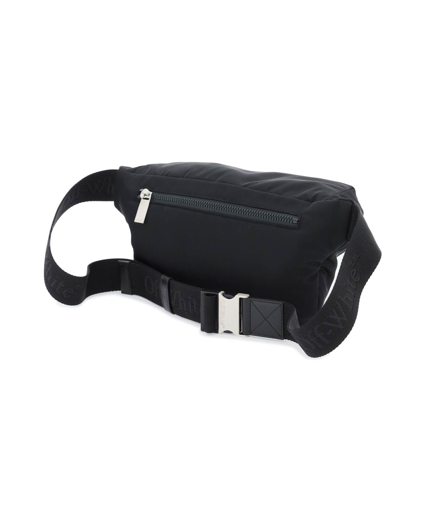 Off-White Technical Jersey Waist Pouch With Logo - Black No Color