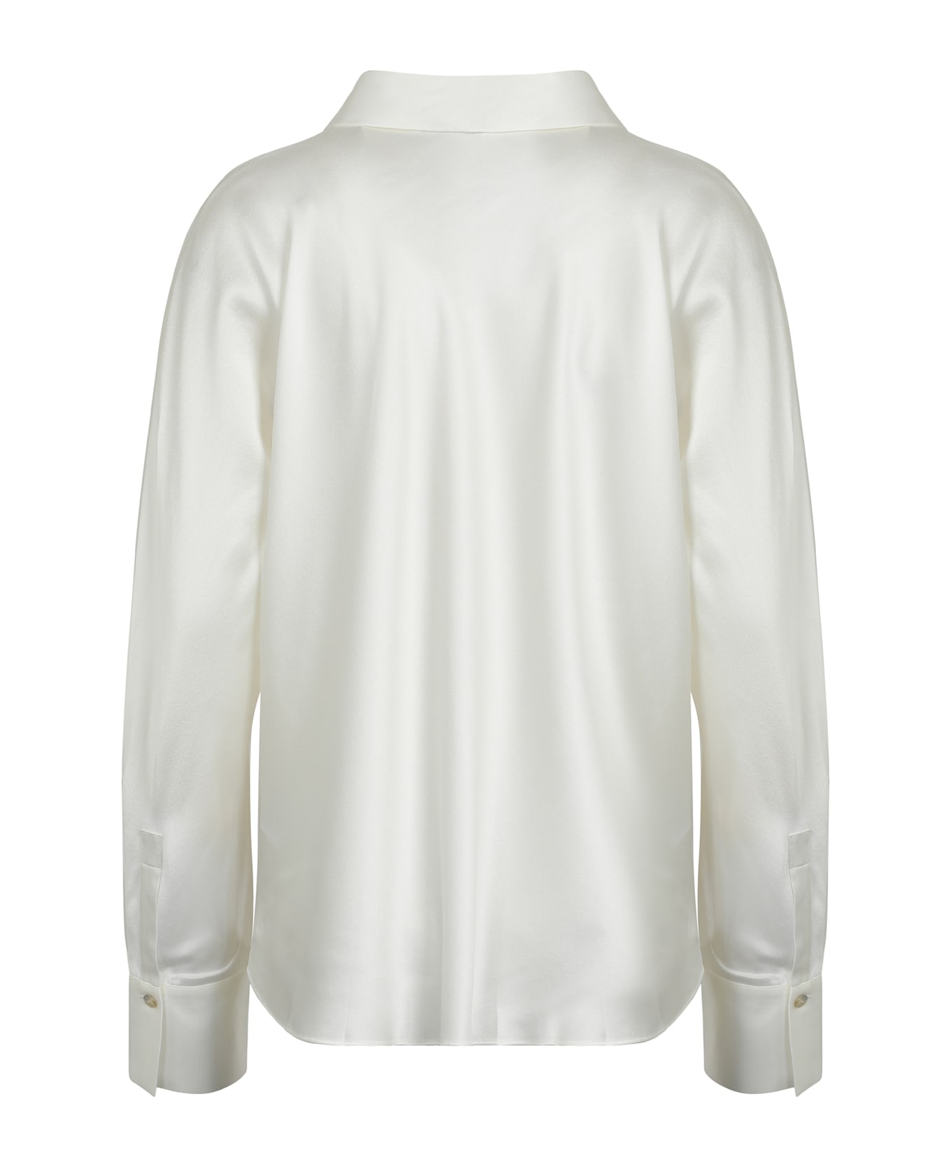 Vince Silk Shirt - White