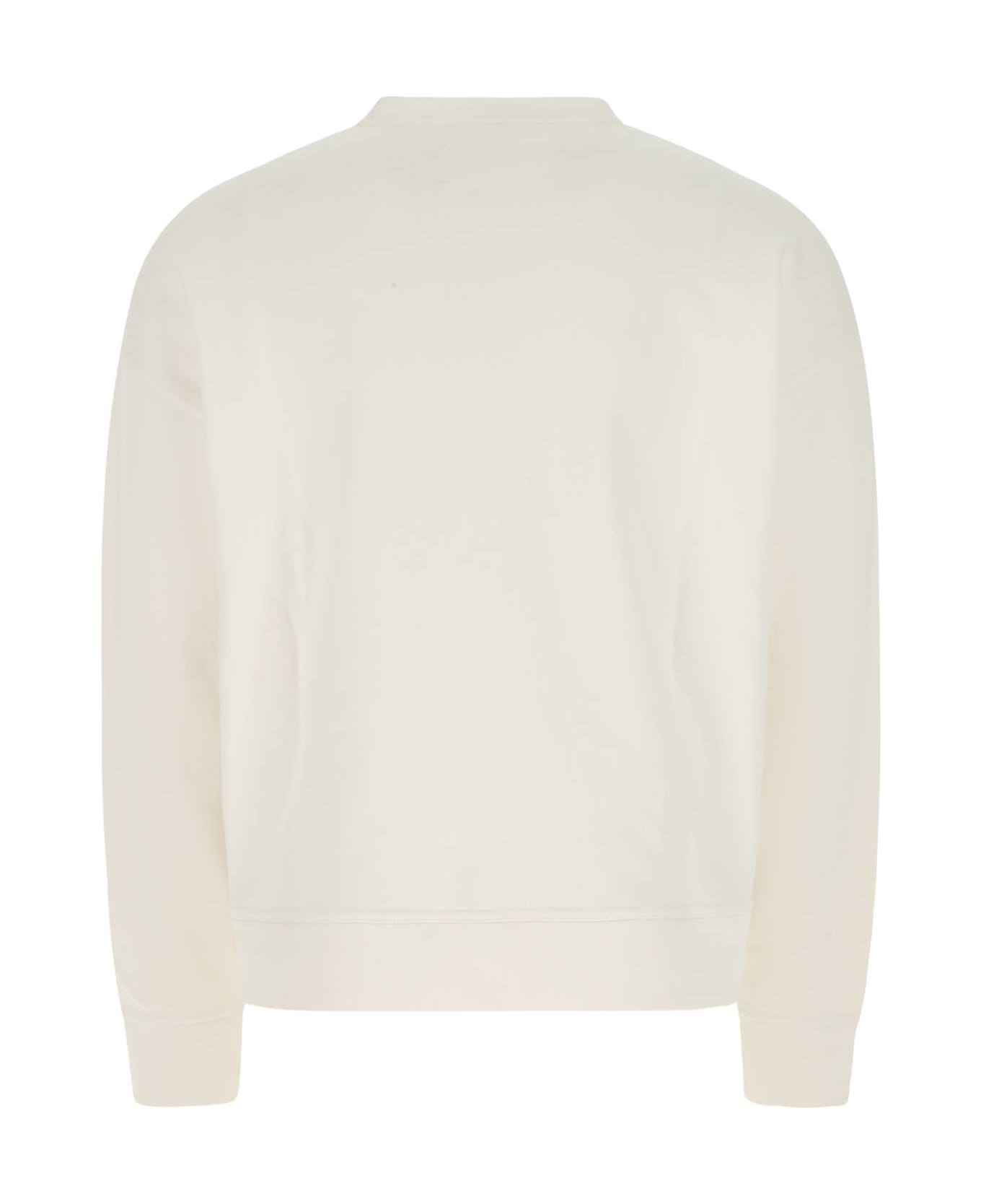 Jil Sander Ivory Cotton Oversize Sweatshirt - 279