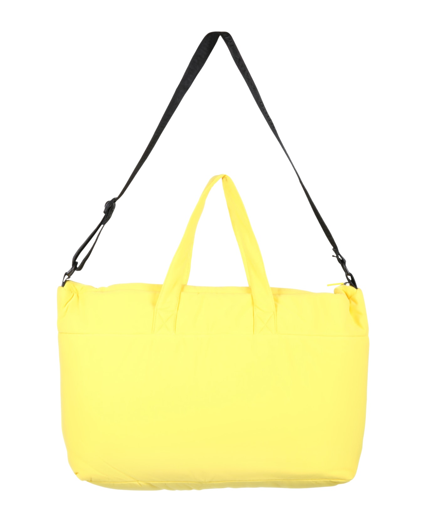 Moschino Yellow Changing-bag For Babykids With Logo - Yellow