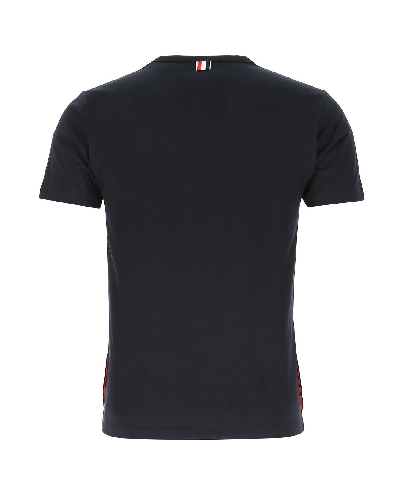 Thom Browne Midnight Blue Cotton T-shirt - 415