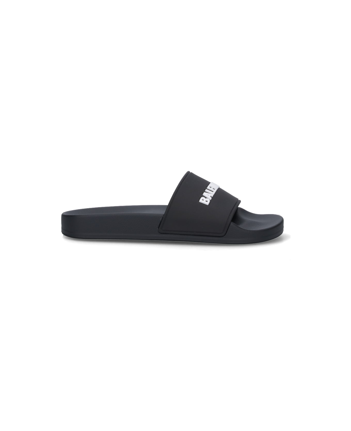 Balenciaga 'pool Side' Slide Sandals - Black  