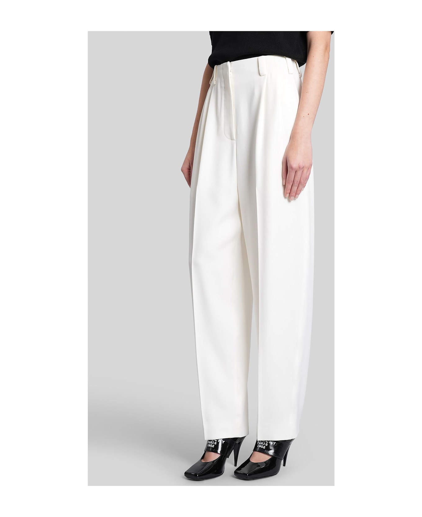 Givenchy Pants In White Wool - white