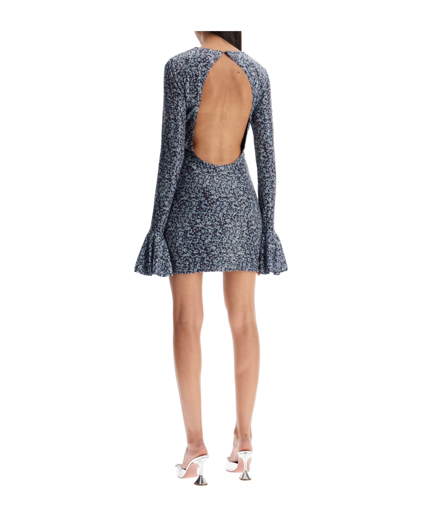 Rotate by Birger Christensen Open-back Sequin Mini Dress - basic|basic