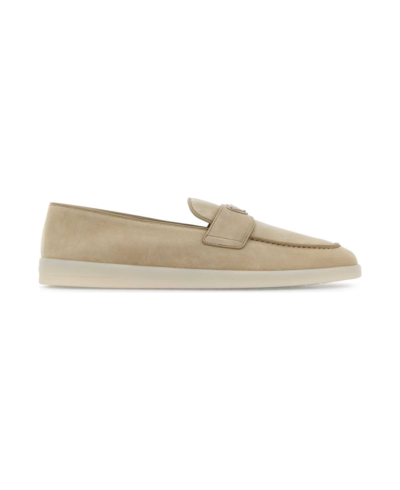Prada Sand Suede Loafers - DESERTO 1