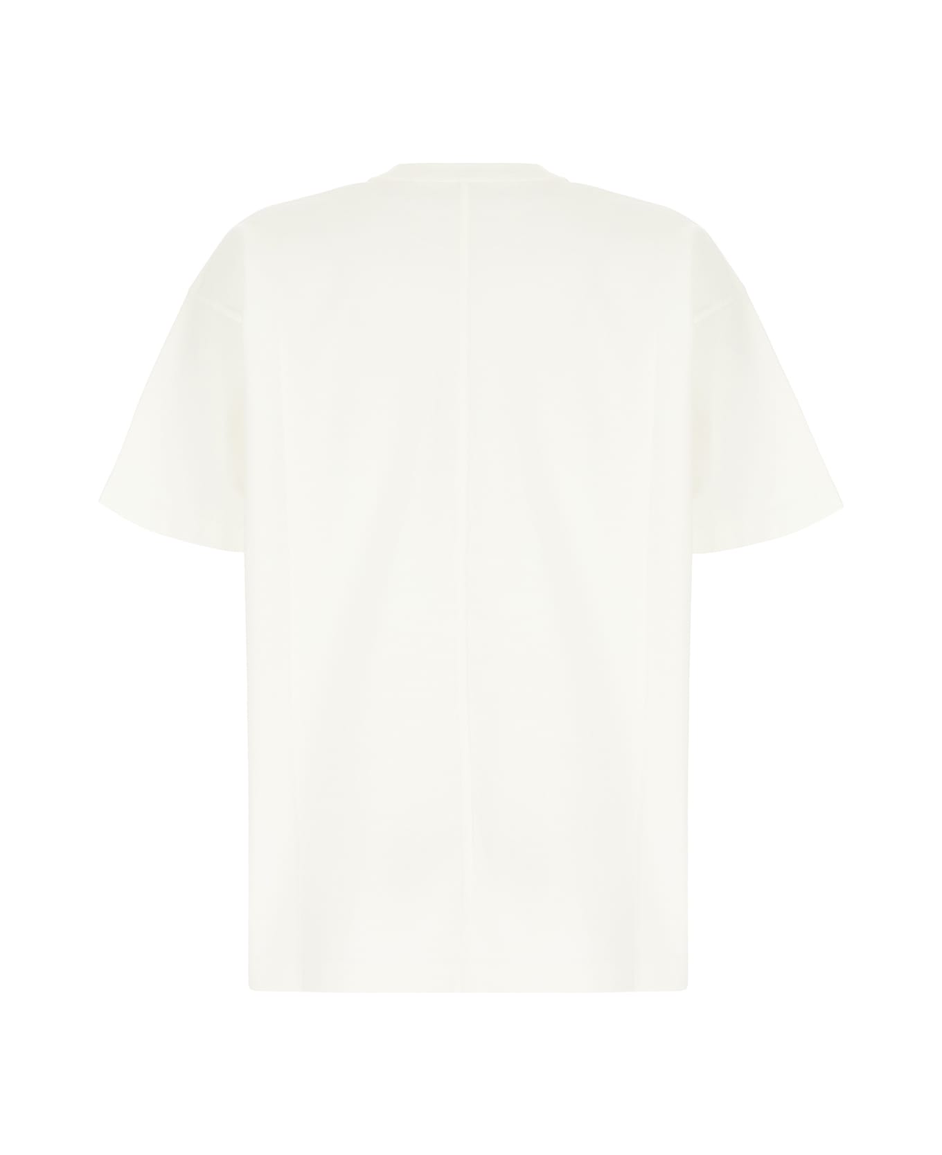 The Row Ivory Cotton Oversize T-shirt - OFF WHITE