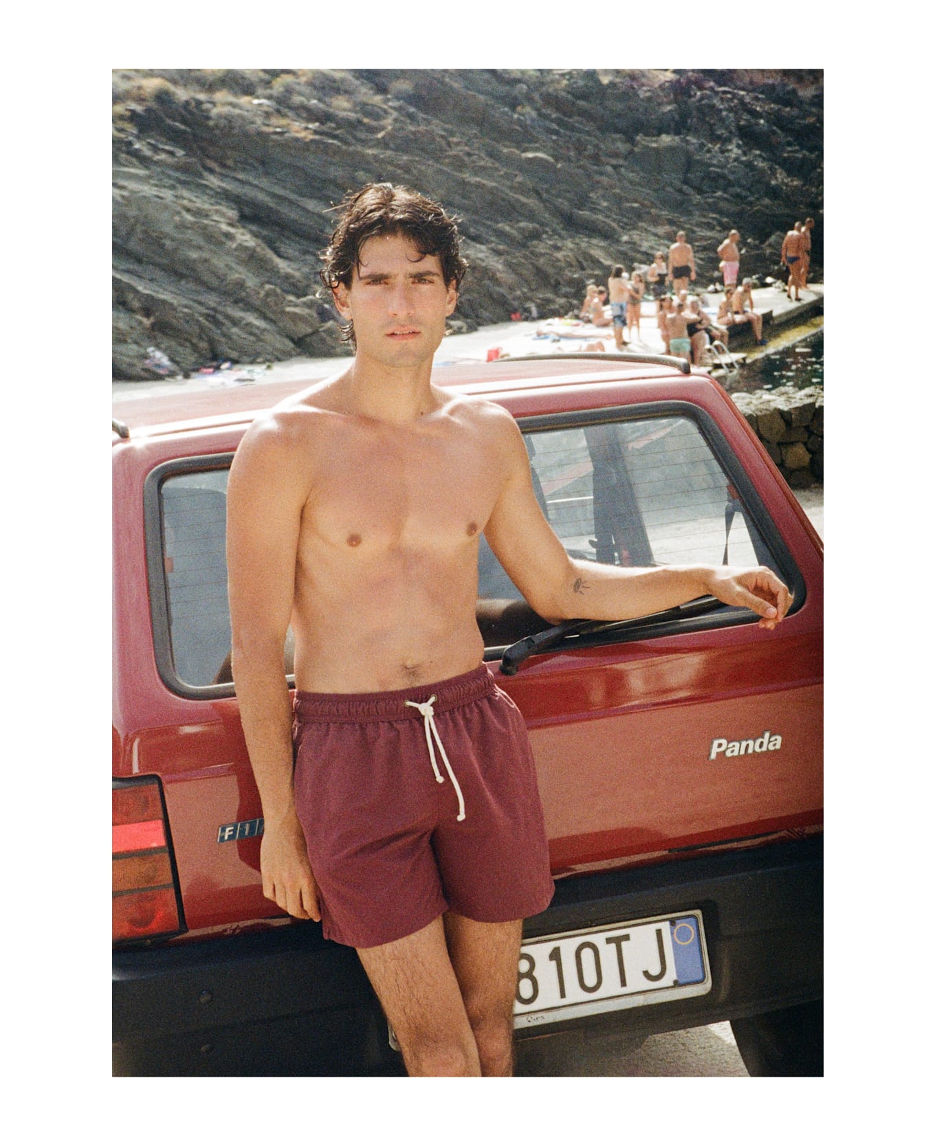 Ripa Ripa Rosso Veneziano Swim Shorts - Red