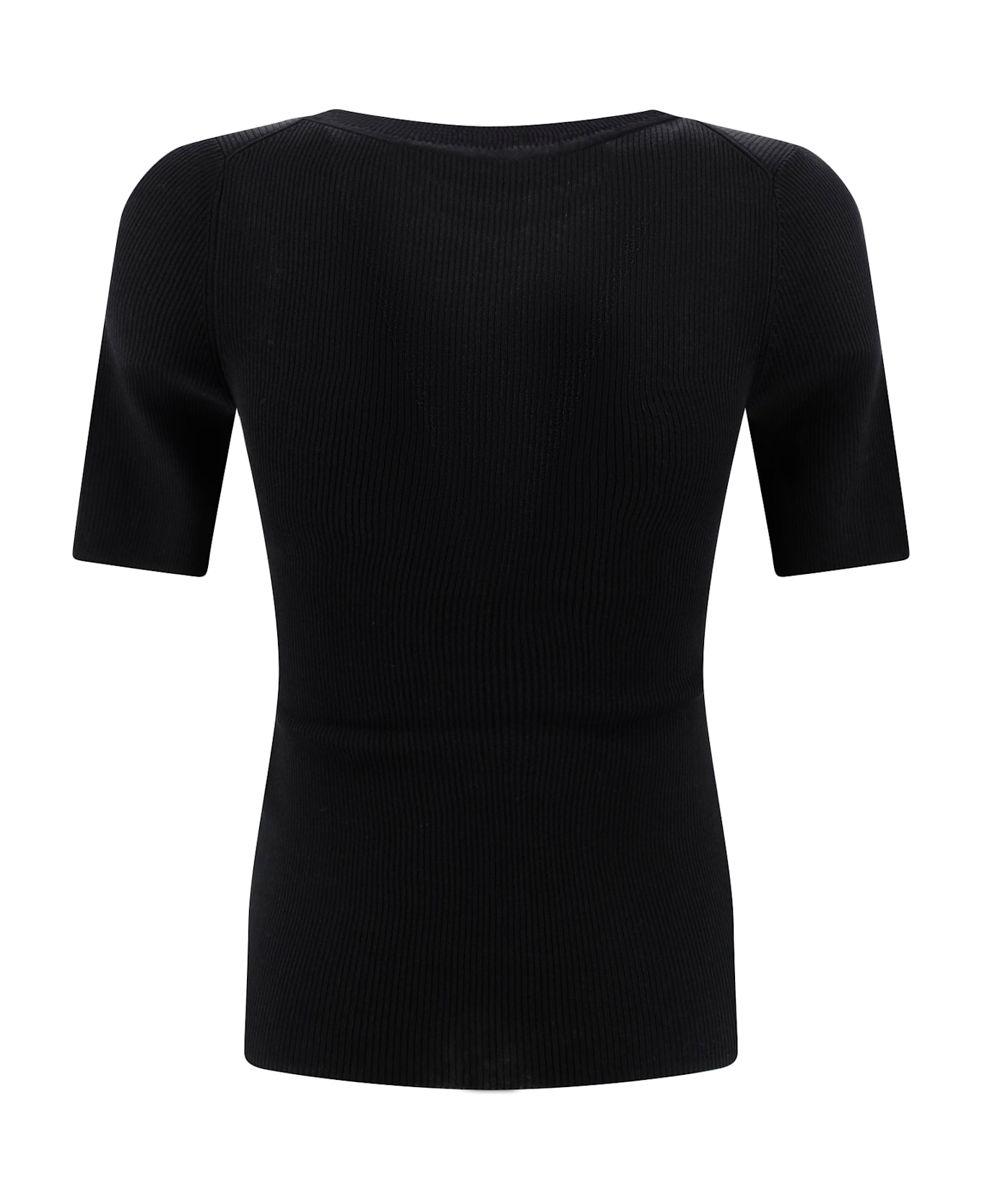 Parosh Cotton T-shirt - Black