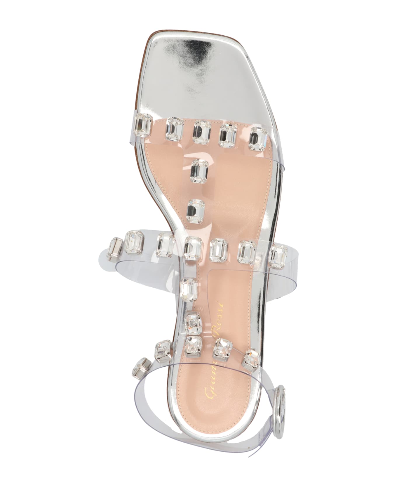 Gianvito Rossi 'crystal Crash' Sandals - Silver サンダル