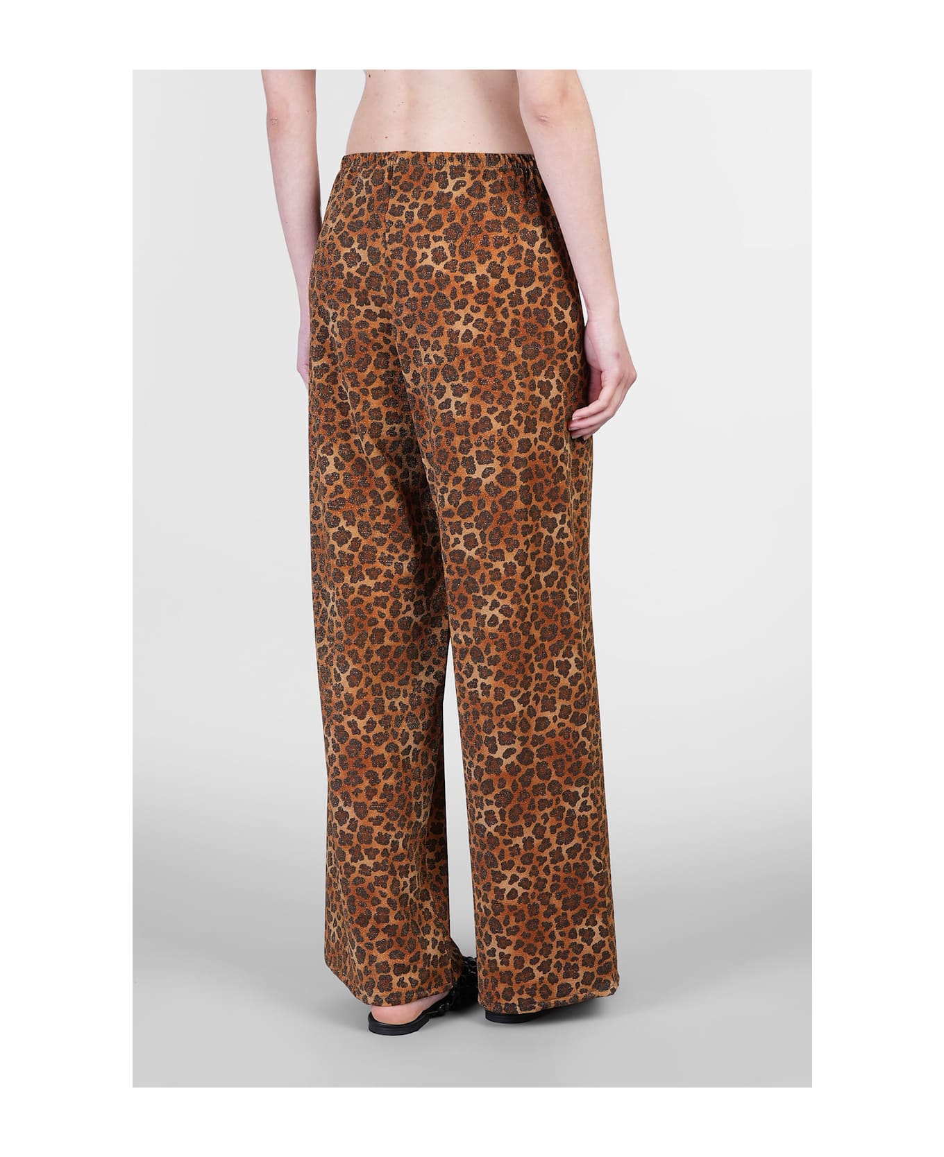 MC2 Saint Barth Amalia Pants In Animalier Viscose - Animalier