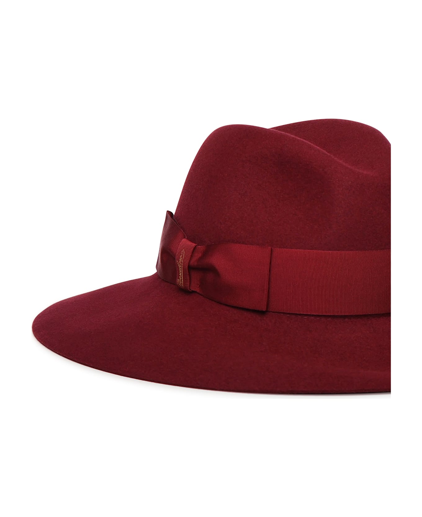 Borsalino "sophie" Wool Felt Hat - Red