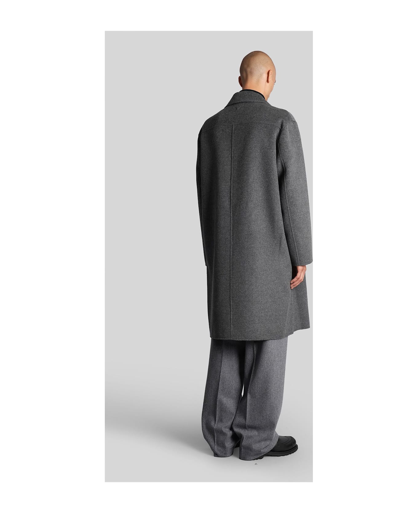 Ami Alexandre Mattiussi In Grey Wool - grey