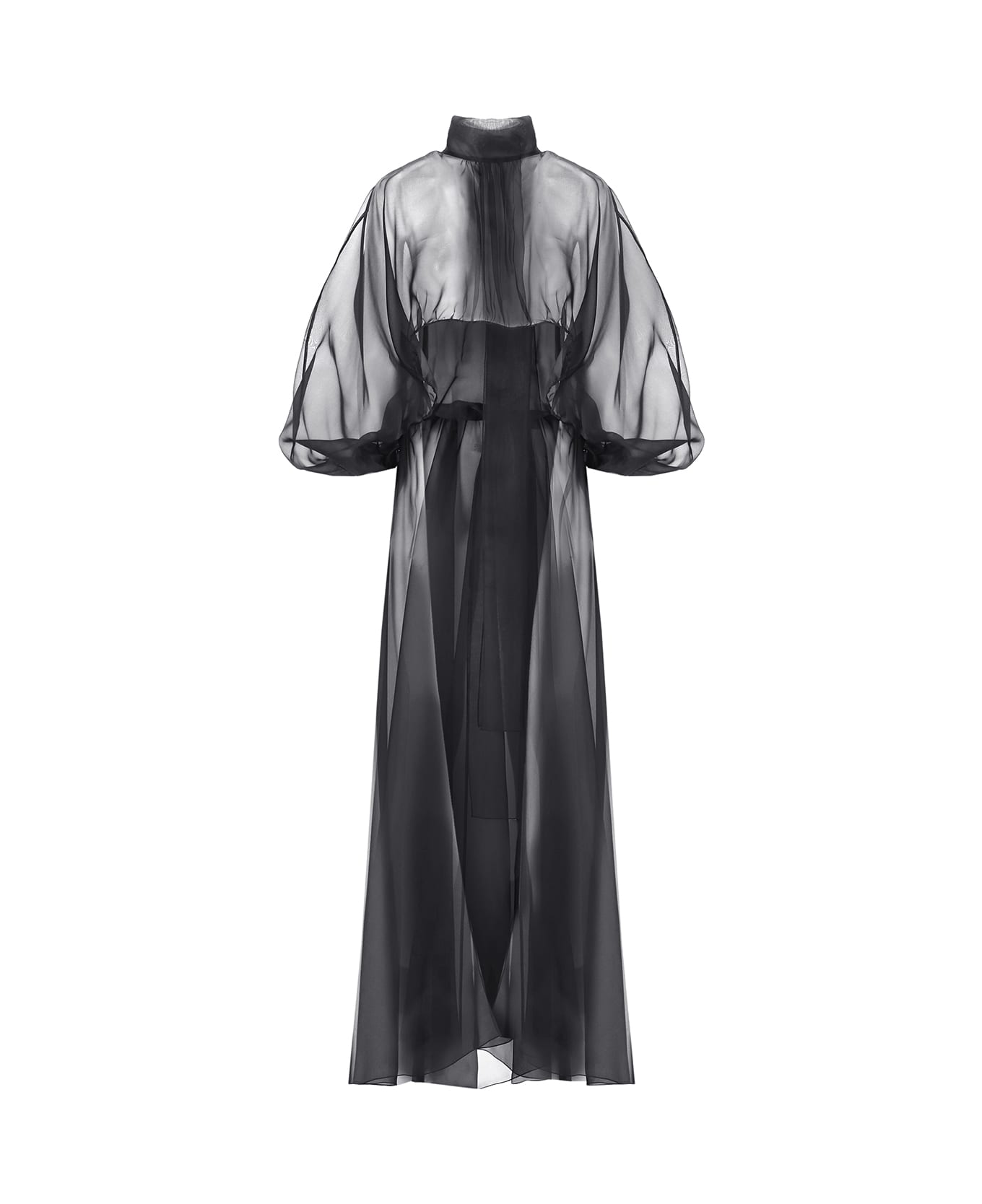 Alberta Ferretti Silk Dress - Black