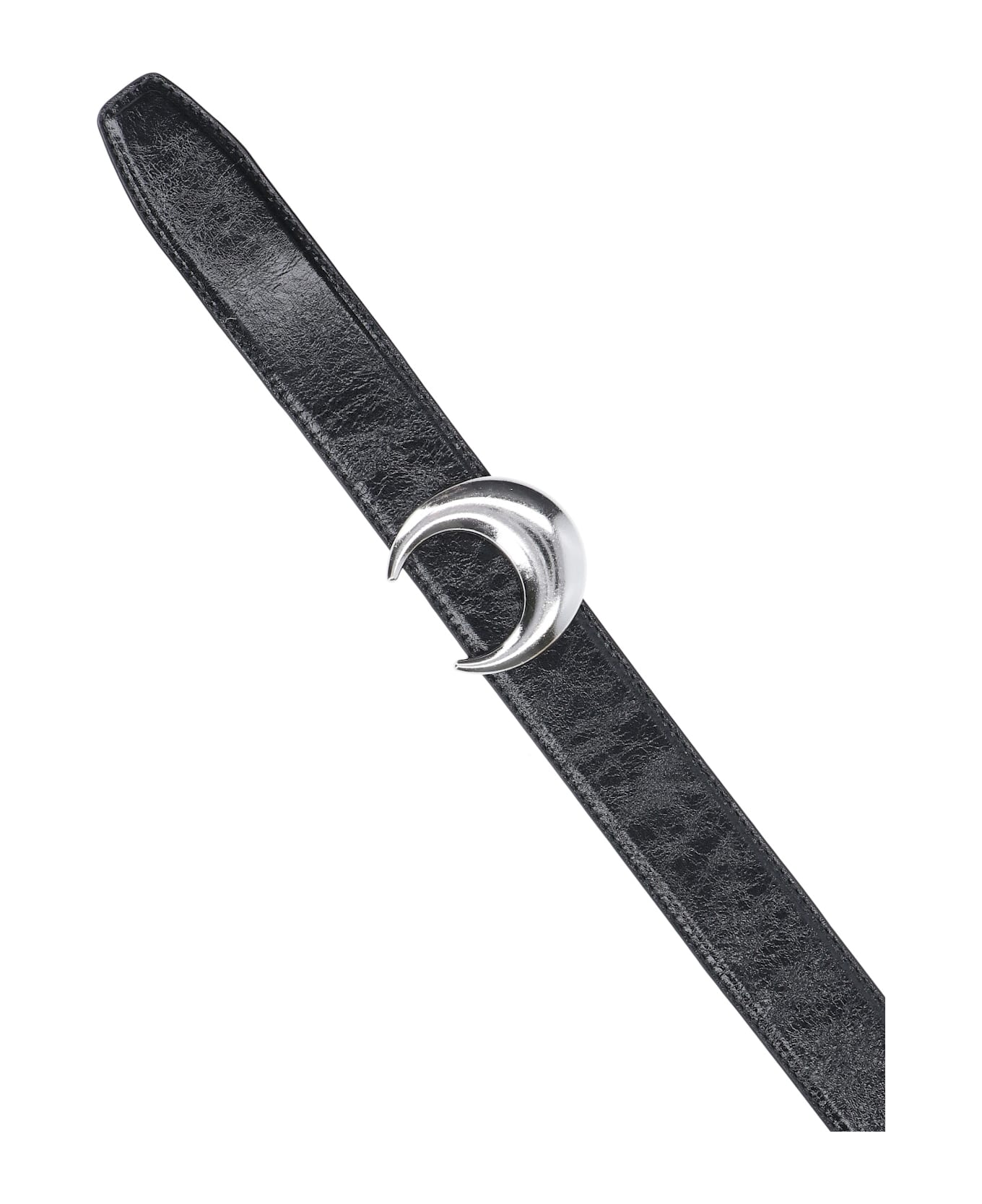 Marine Serre 'moon' Logo Belt - Black  