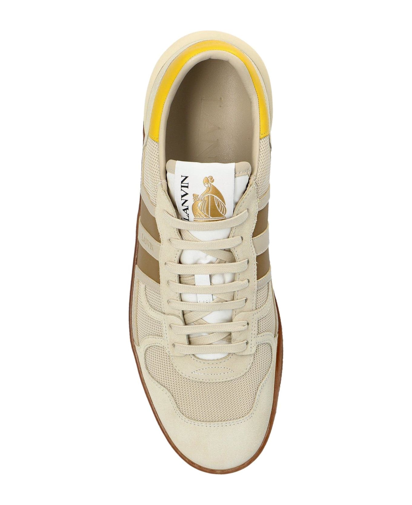 Lanvin Clay Mesh Sneakers - Ecrù