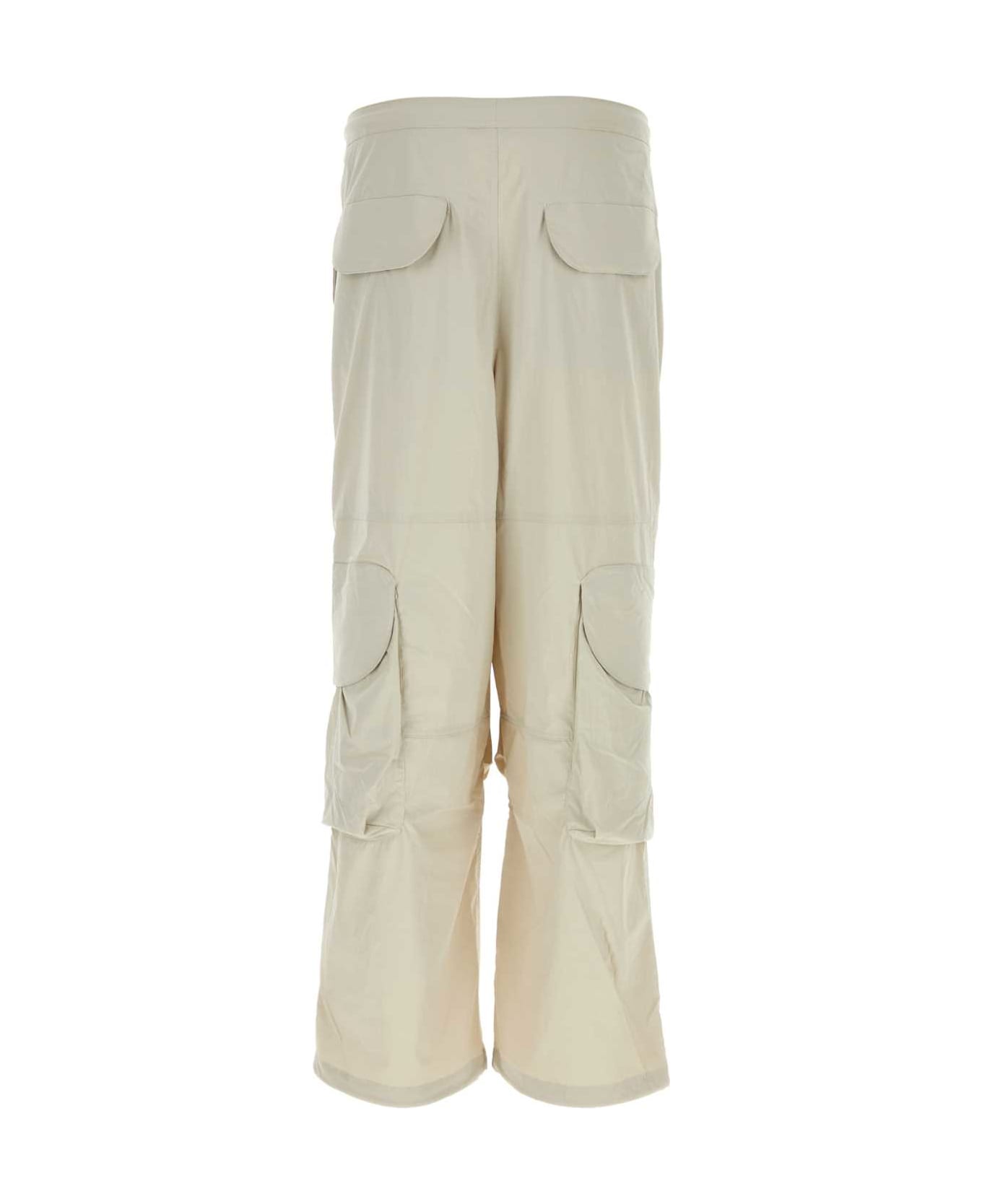 Entire Studios Chalk Cotton Cargo Pant - Grey