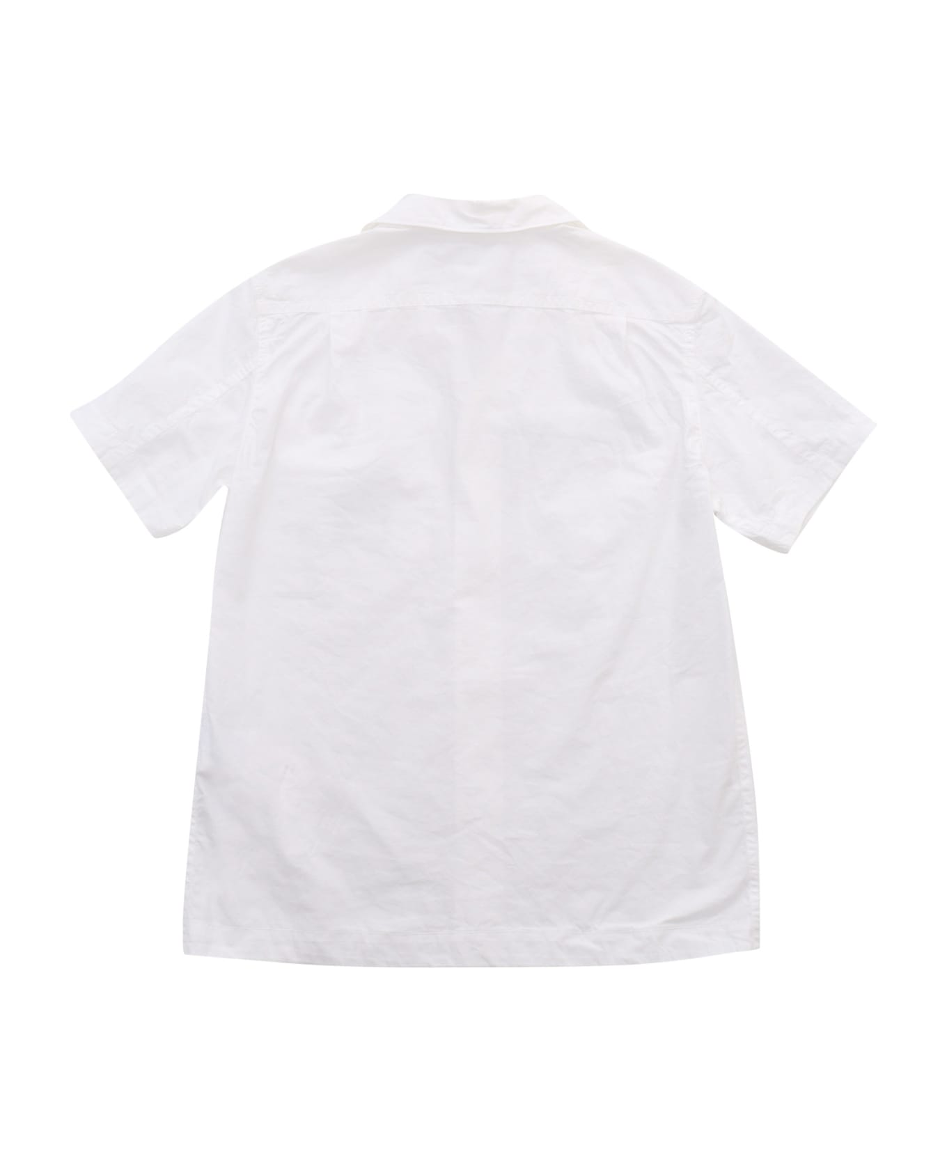 Stone Island Junior Short Sleeves Shirt - WHITE