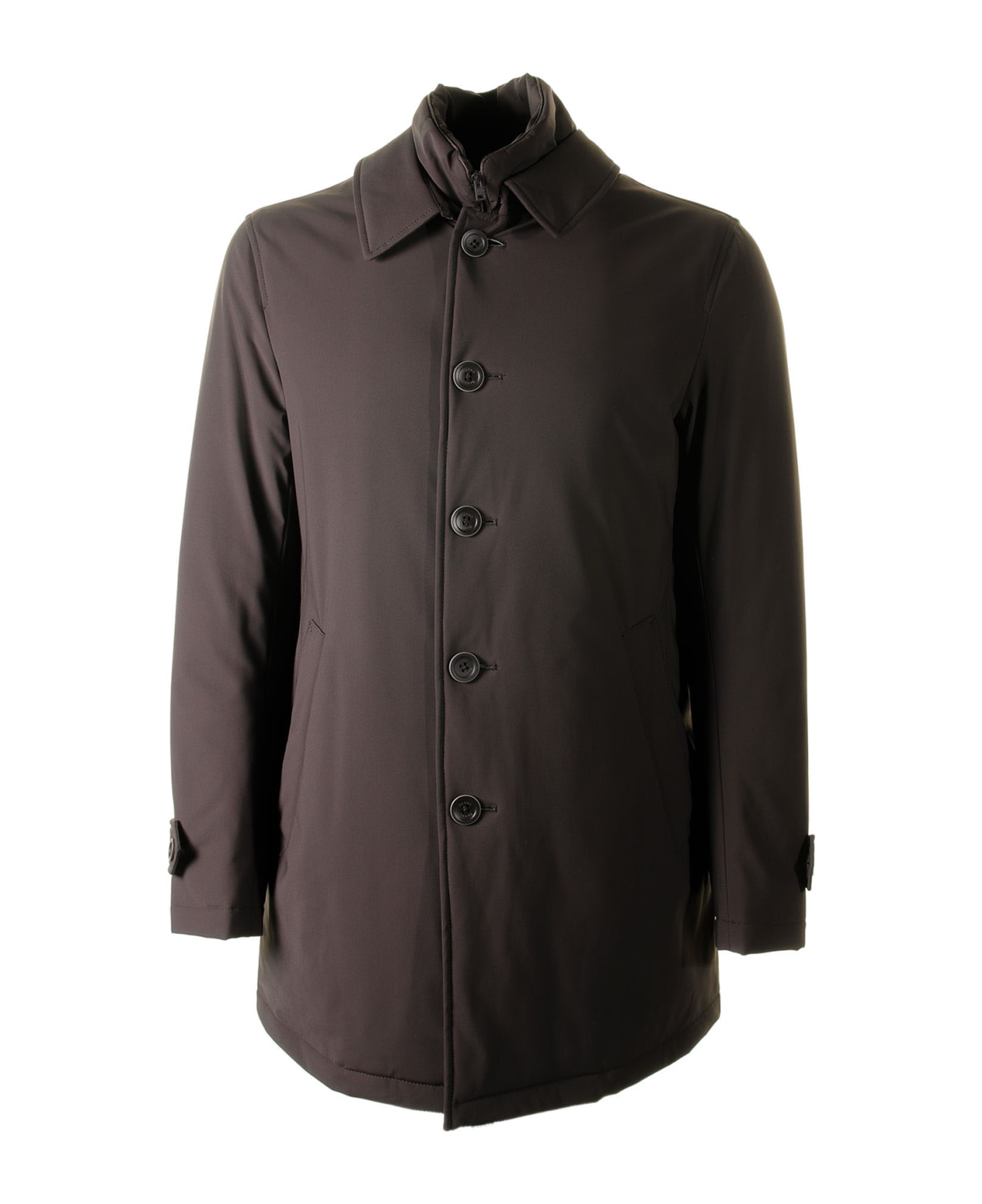 Herno Brown Waterproof Jacket italist
