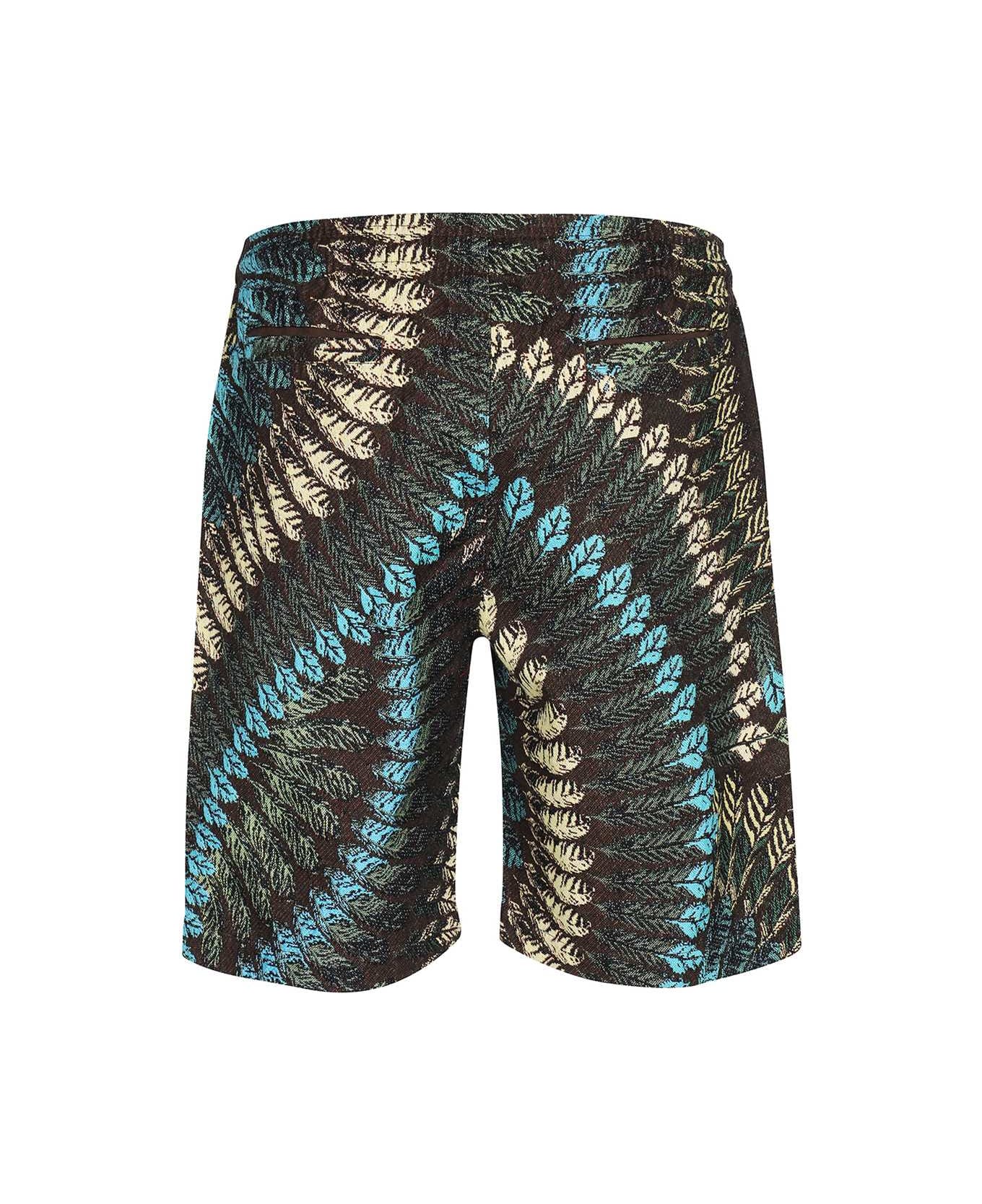 Marcelo Burlon Knitted Bermuda Shorts - Multicolor