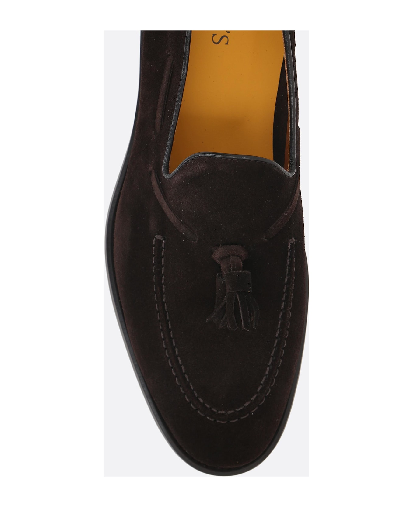 Doucal's Suede Loafers With Tassels - Marrone