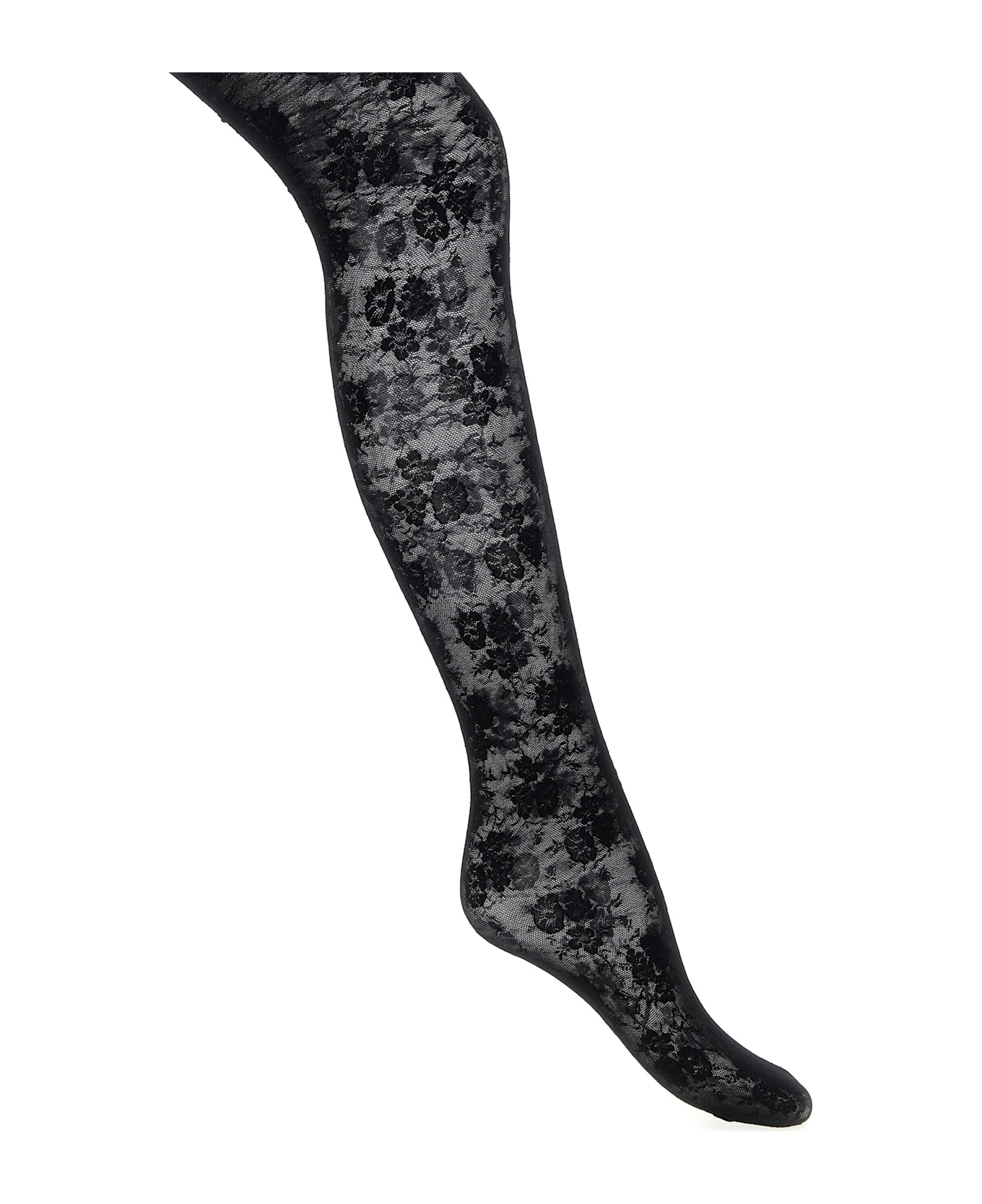 Valentino Garavani 
chez Valentino
 Lace Tights - Black  