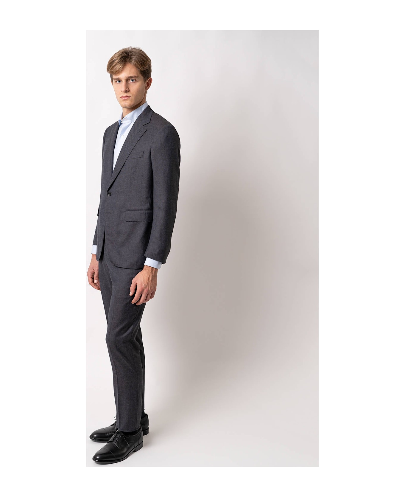 Larusmiani Windsor Suit Suit - DimGray