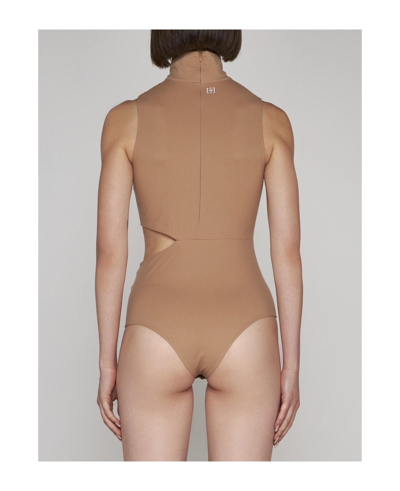Wolford Warm Up Cut-outs Bodysuit - NUDE