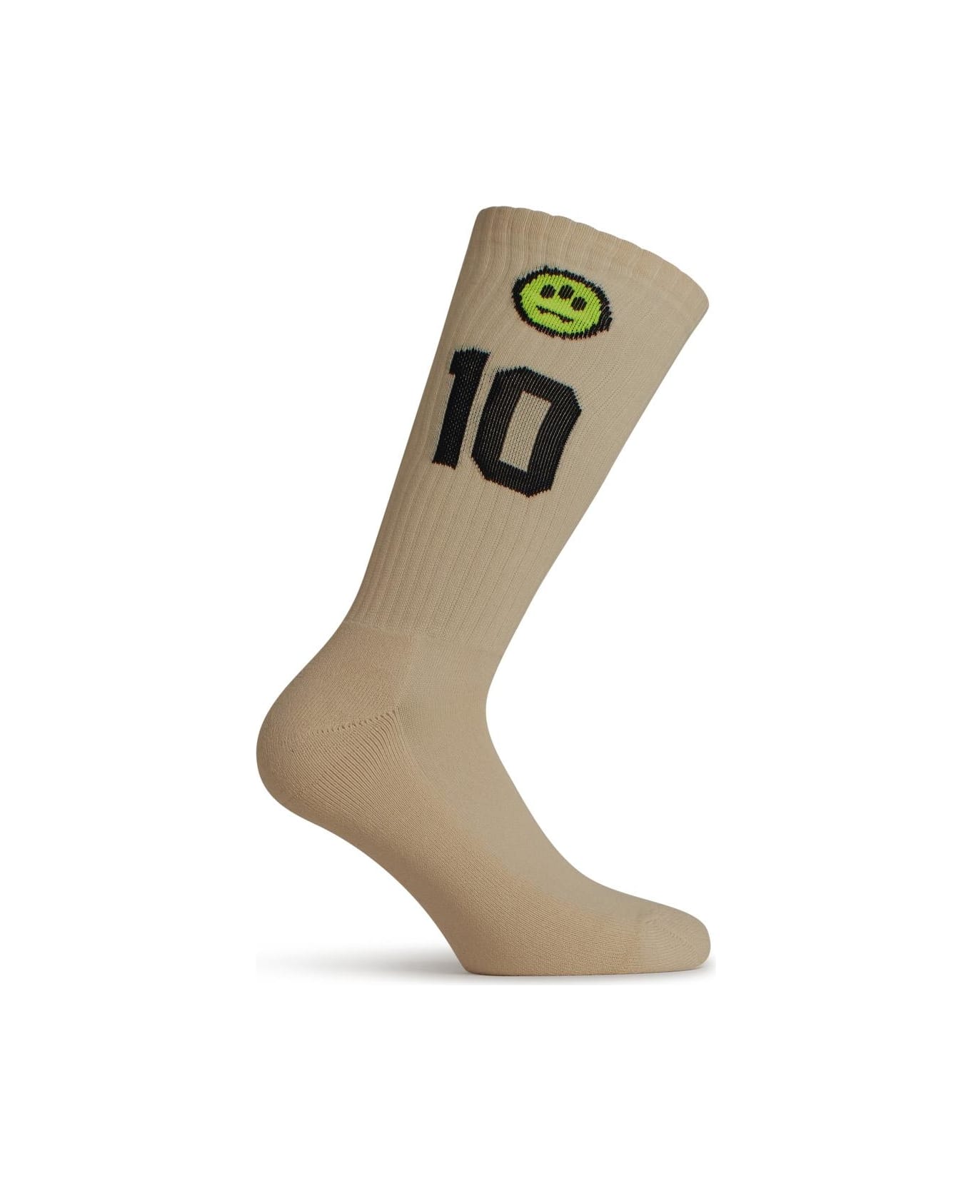 Barrow Ivory Cotton Blend Socks - Vanilla