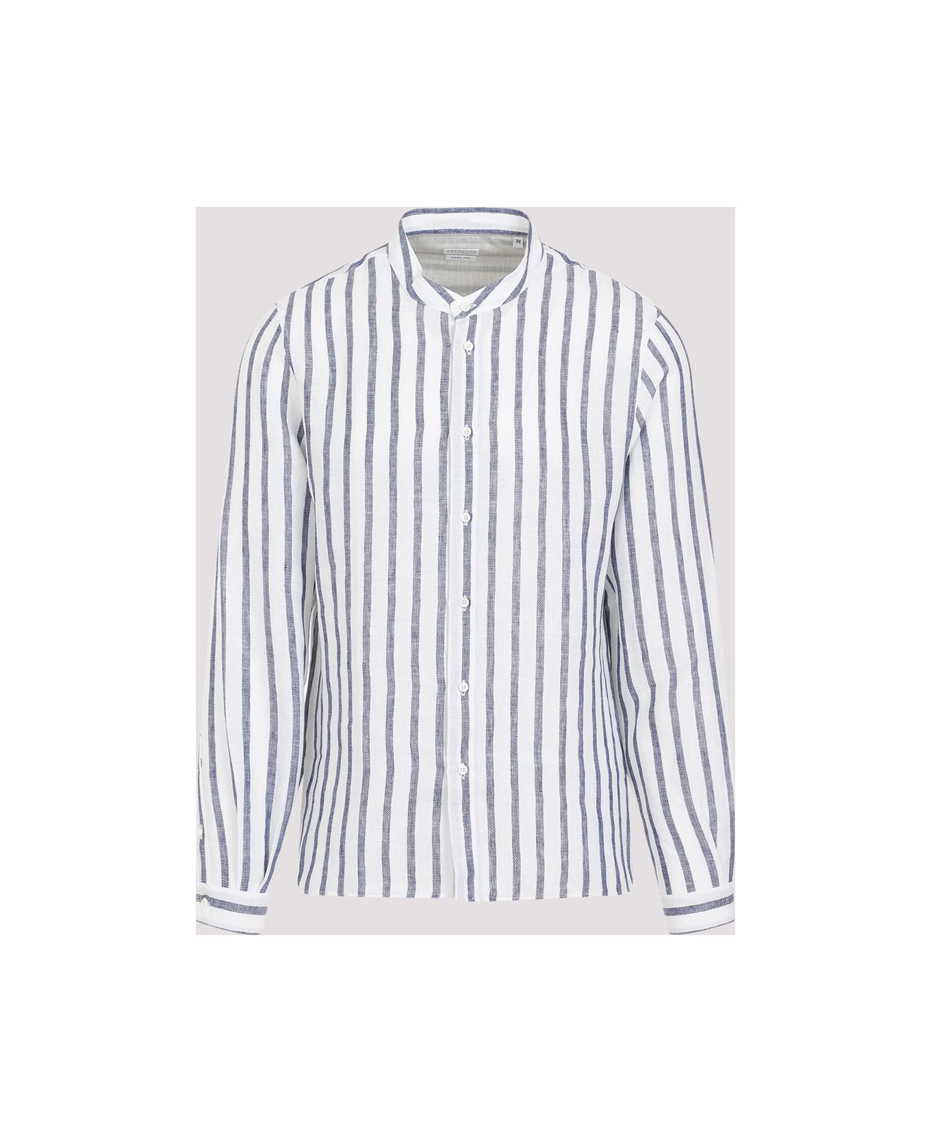 Brunello Cucinelli Striped Button-up Shirt - Bianco Denim