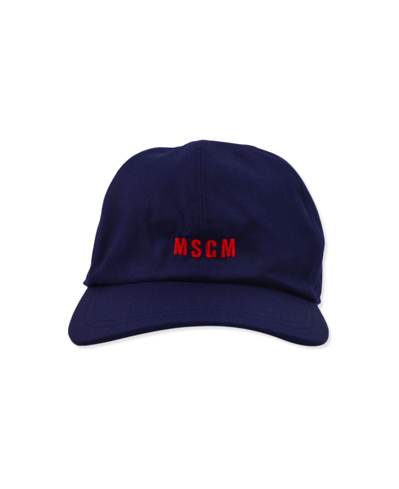 MSGM Hat With Visor - Blue