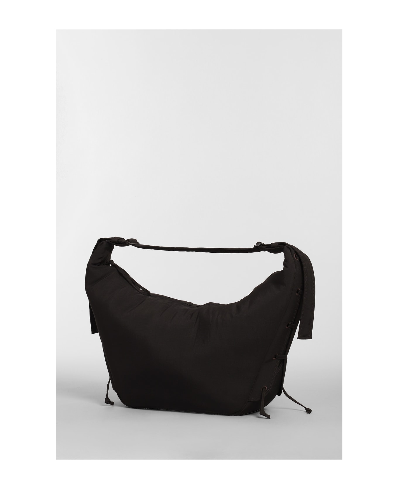 Lemaire Soft Game Bag Shoulder Bag In Brown Nylon - brown
