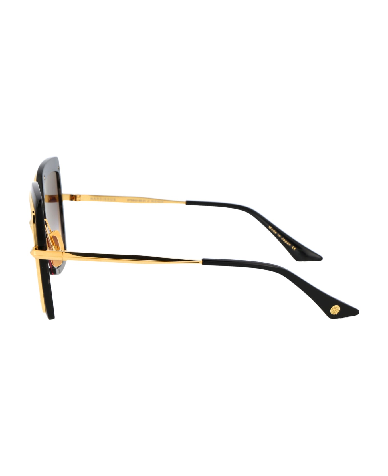 Dita Narcissus Sunglasses - Black - Yellow Gold