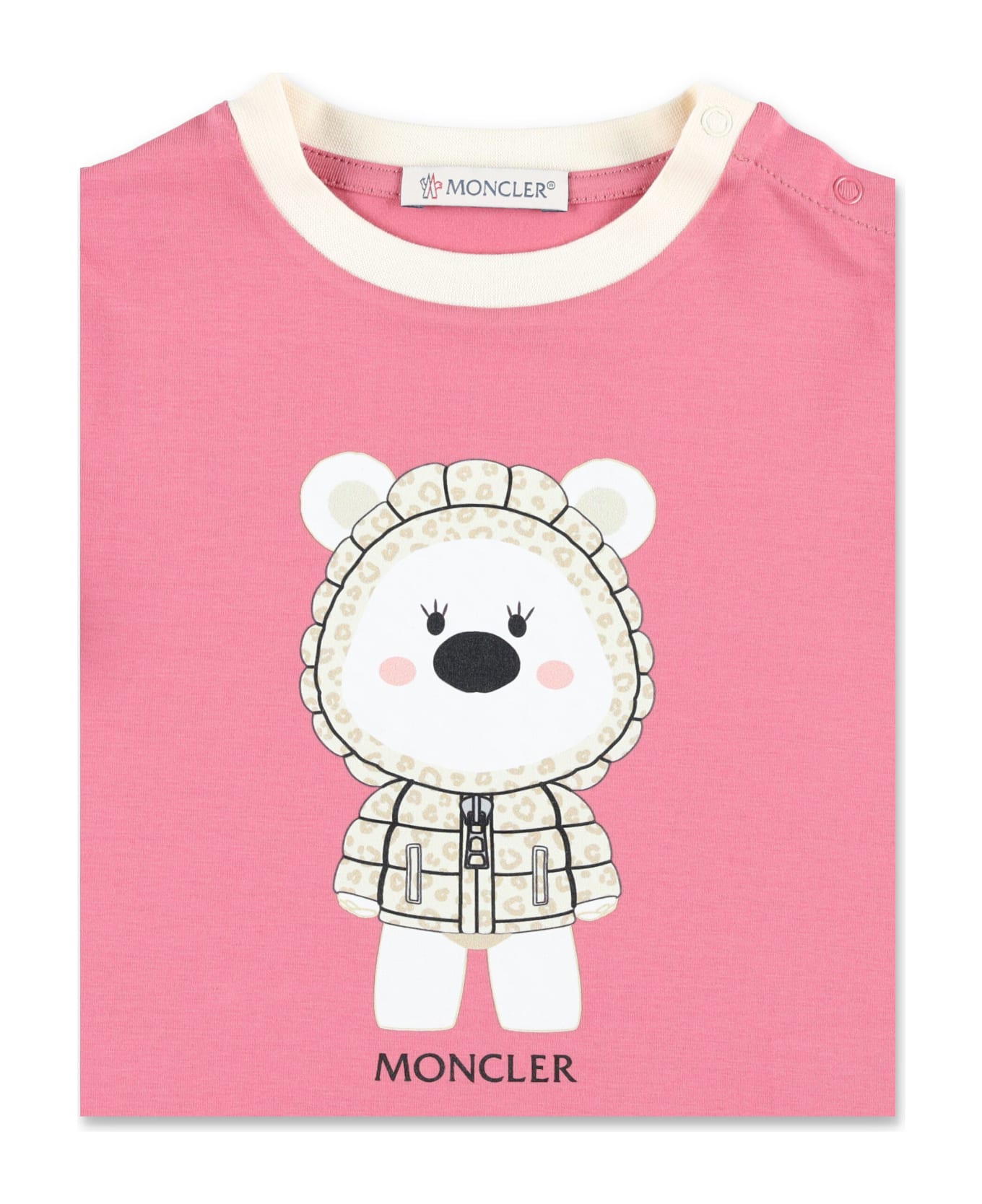 Moncler Long Sleeves T-shirt - FUXIA