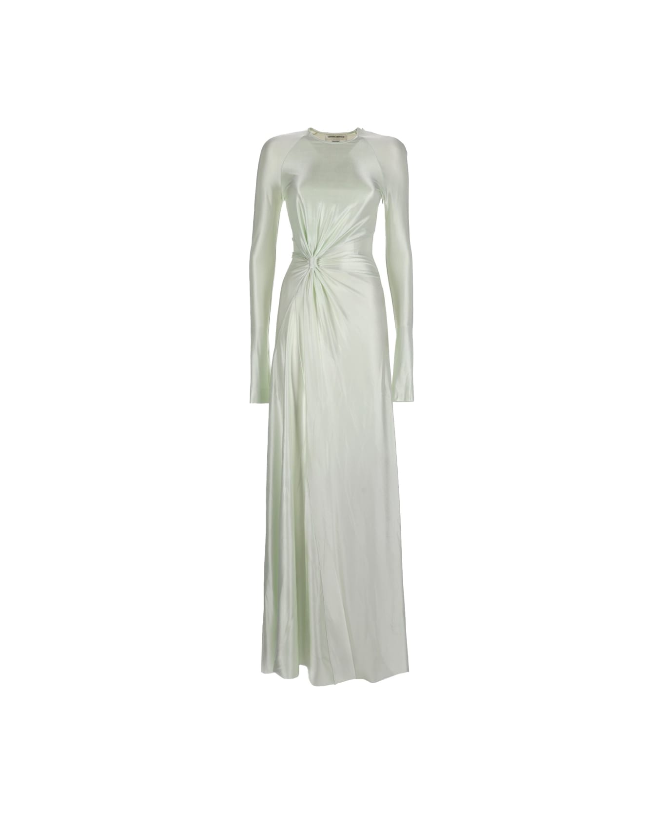 Victoria Beckham "twist Waist" Long Dress - IVORY