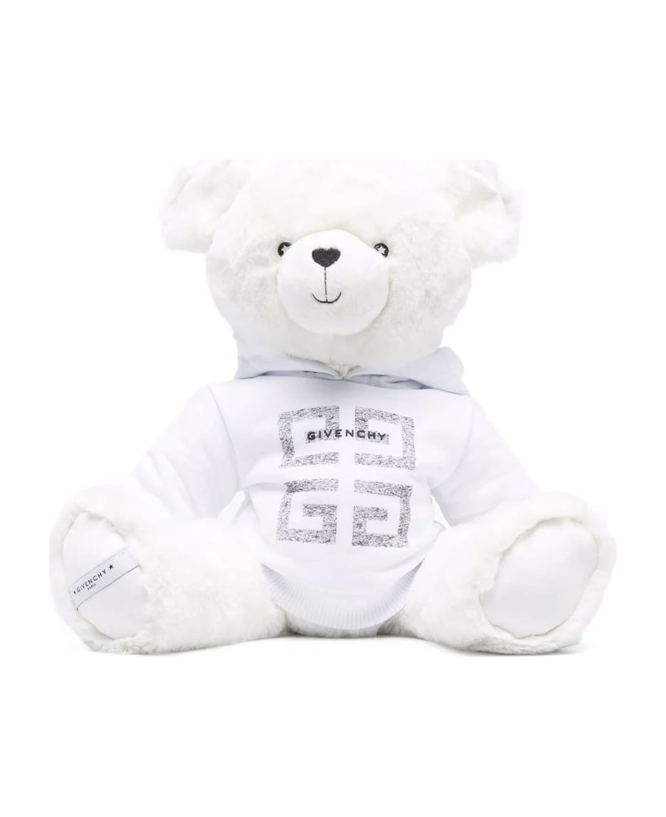 Givenchy White Polyester Peluche - Bianco