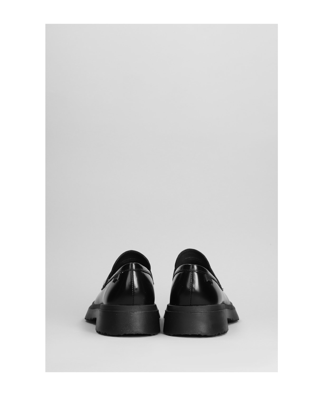 Camper Walden Loafers In Black Leather - Black